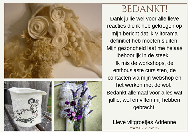 bedankt